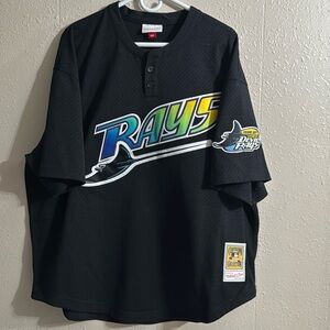 Mitchell & Ness Black Rays Jersey with Colorful Logo